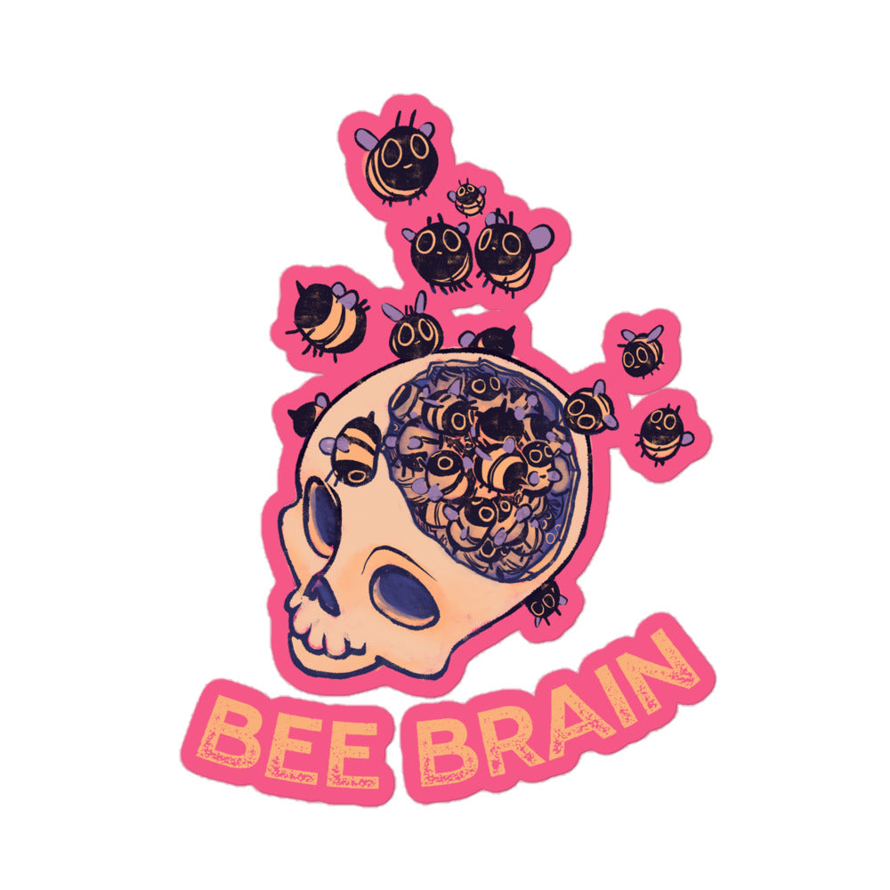 Bee Brain Bubble-free stickers