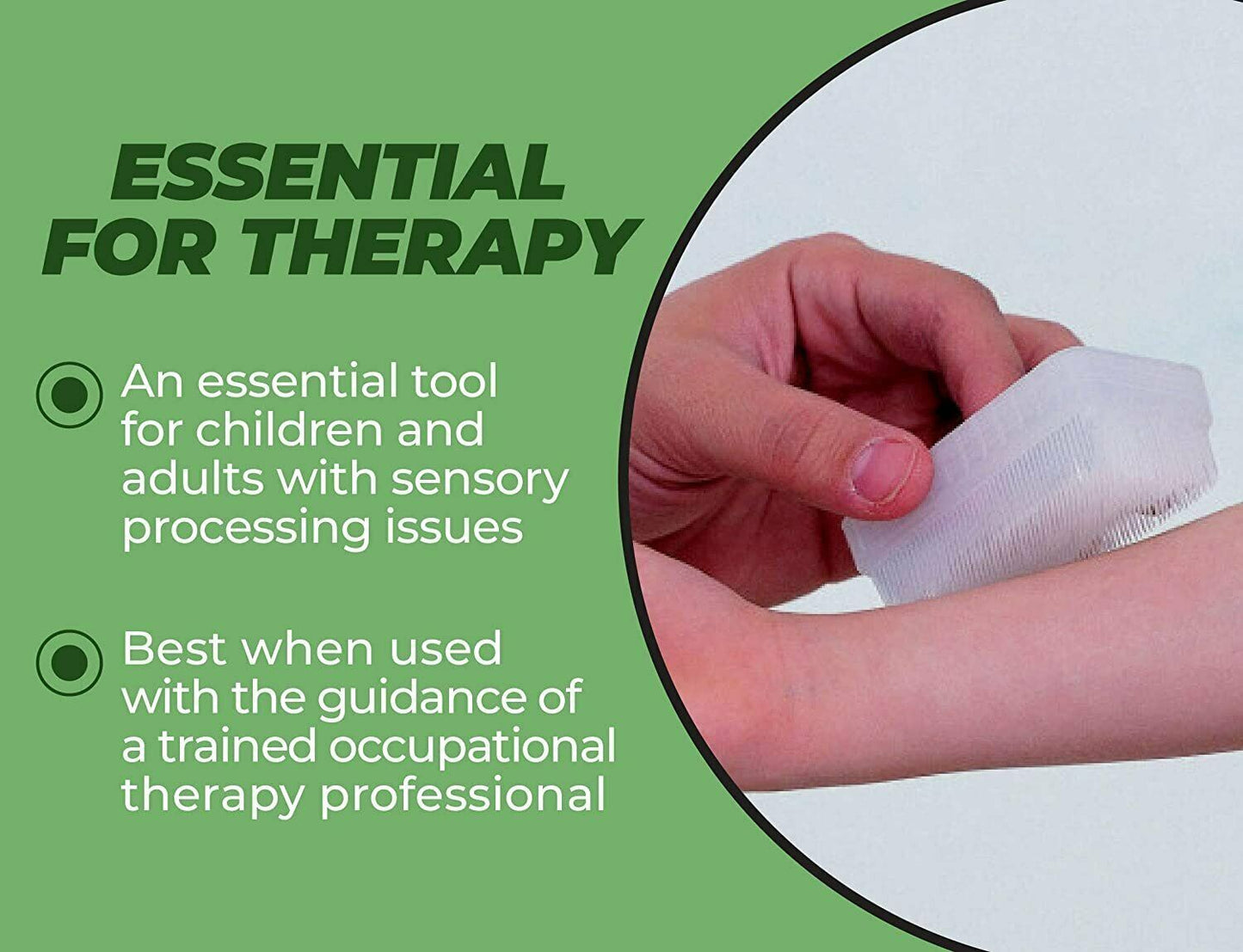 Wilbarger Therapy Brush, 6 Pack  Therapressure Brush for Occupational Therapy for Sensory Brushing Designed by Patricia Wilbarger  Use as Part of the Wilbarger Brushing Protocol