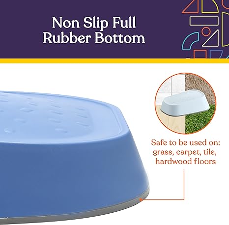 Stepping Stones for Kids Indoor and Outdoor Balance Blocks -Promote Coordination, Balance Strength Child Safe Rubber, Non-Slip Edging- 5 Pk