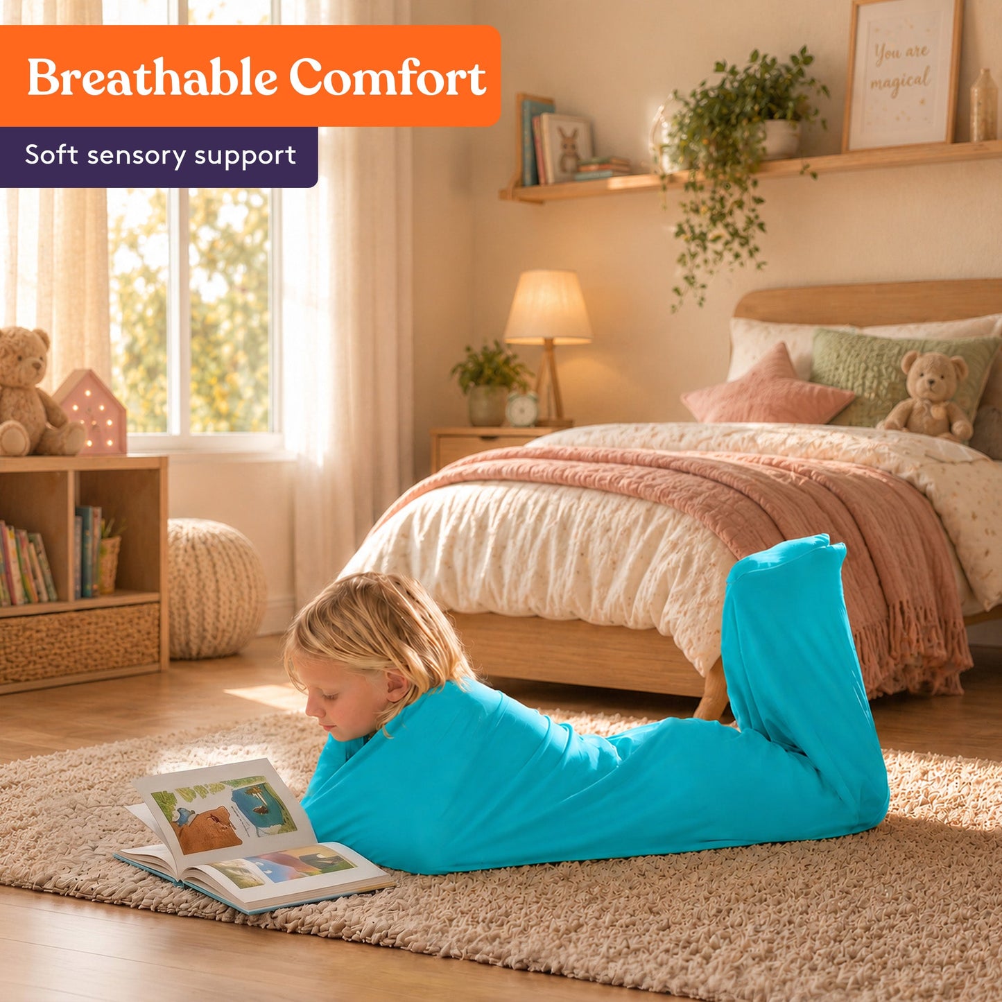 Sensory Stretchy Body Sock - New Snap Closure