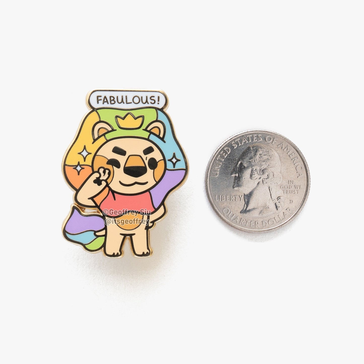 Fabulous Steve Hard Enamel Pin