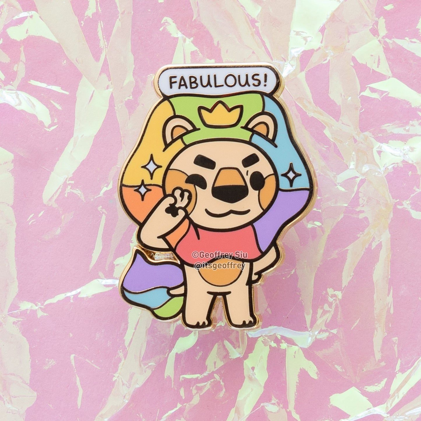 Fabulous Steve Hard Enamel Pin