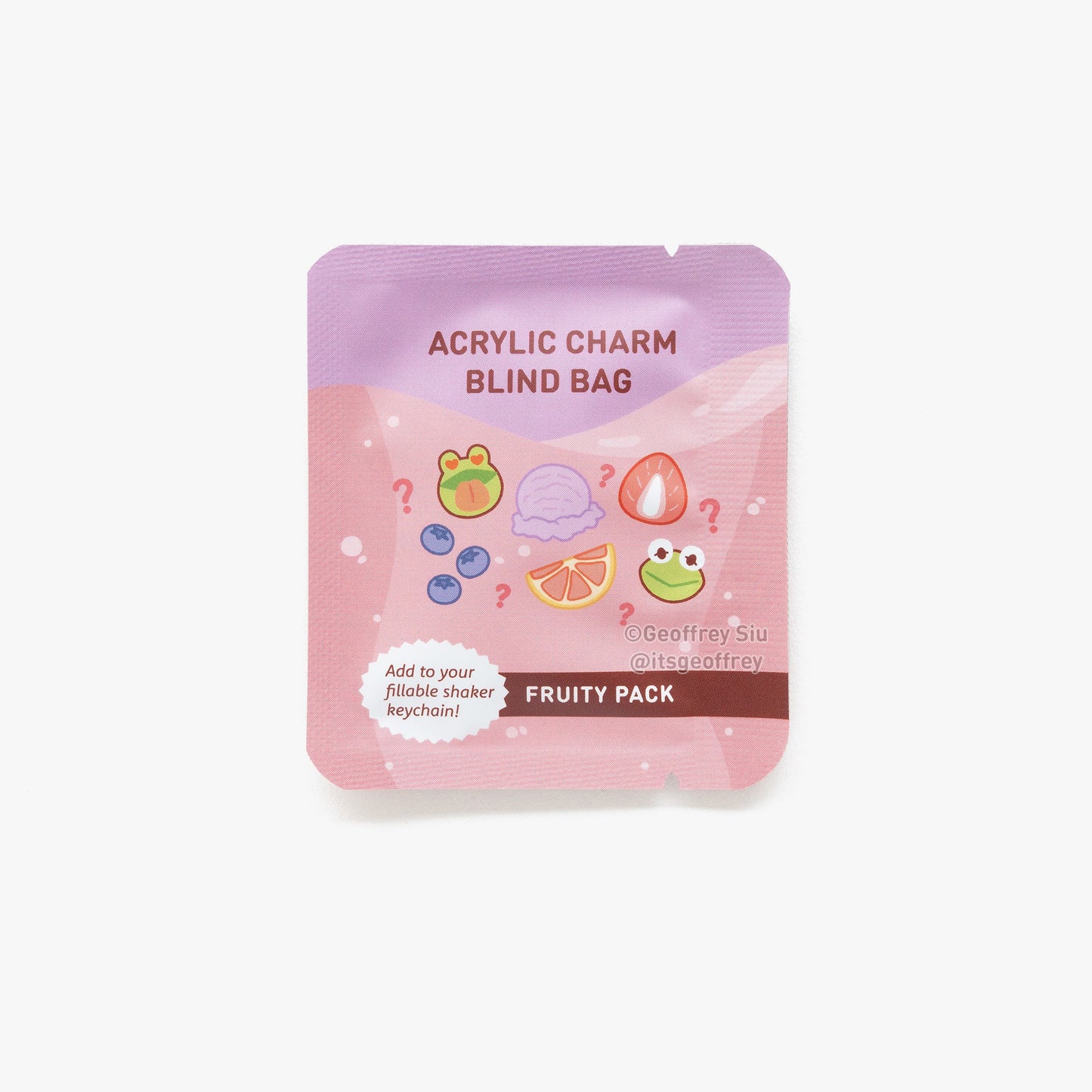 Boba Topping Fillable Keychain Charms Blind Booster Packs