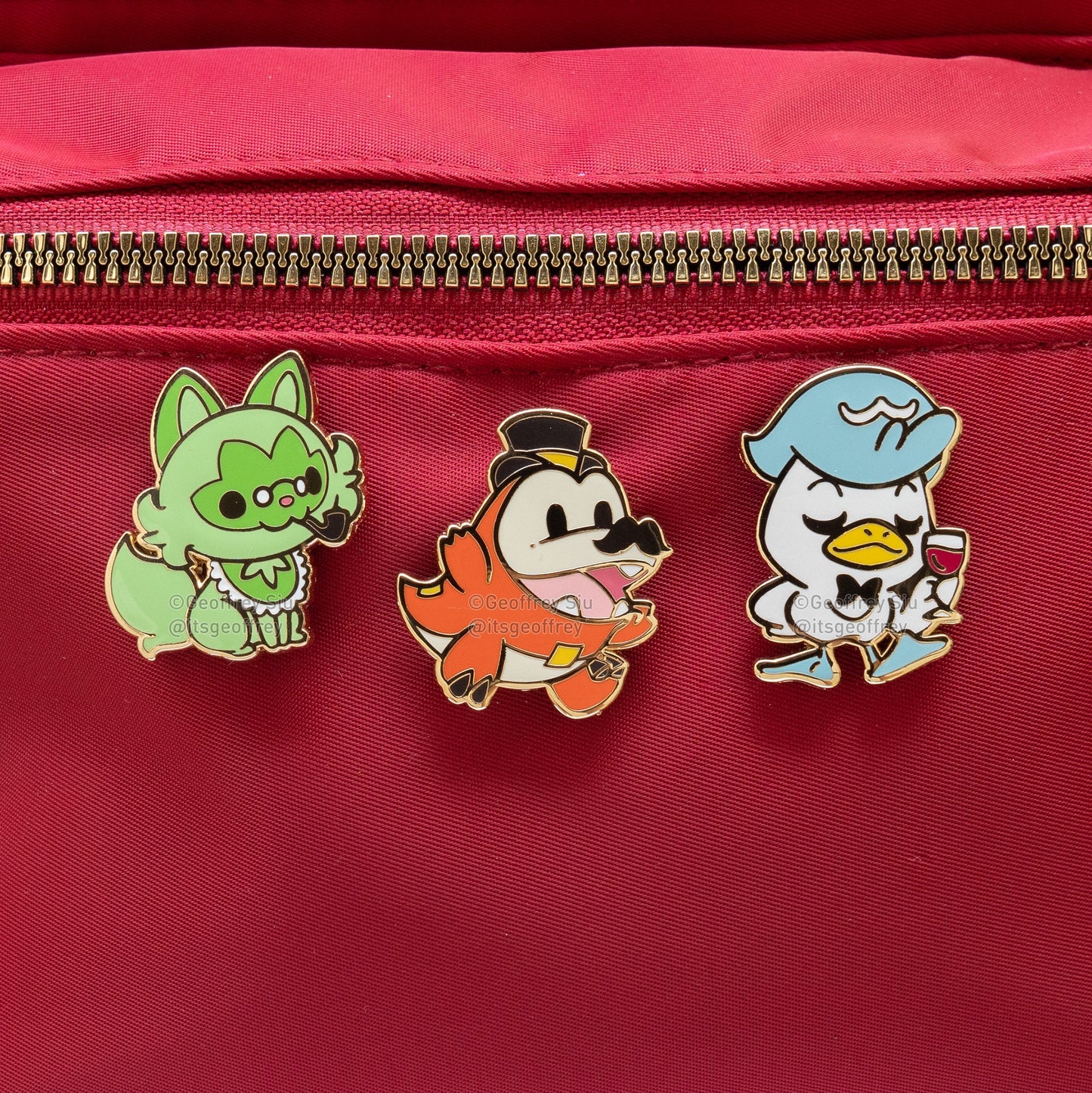 Gentlemon 9 Hard Enamel Pins