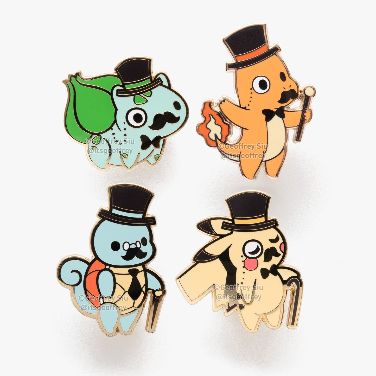 Gentlemon 1 Hard Enamel Pins