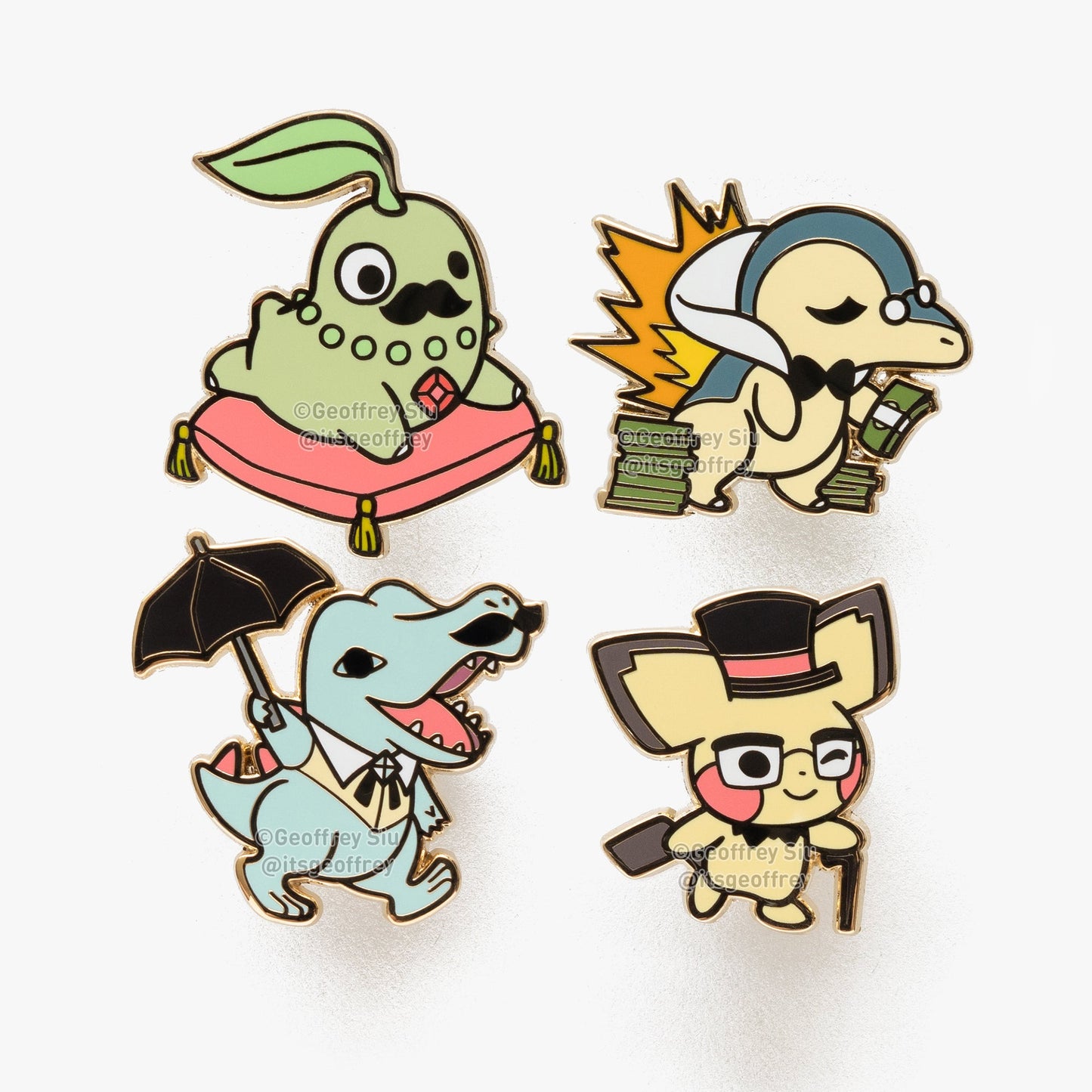 Gentlemon 2 Hard Enamel Pins