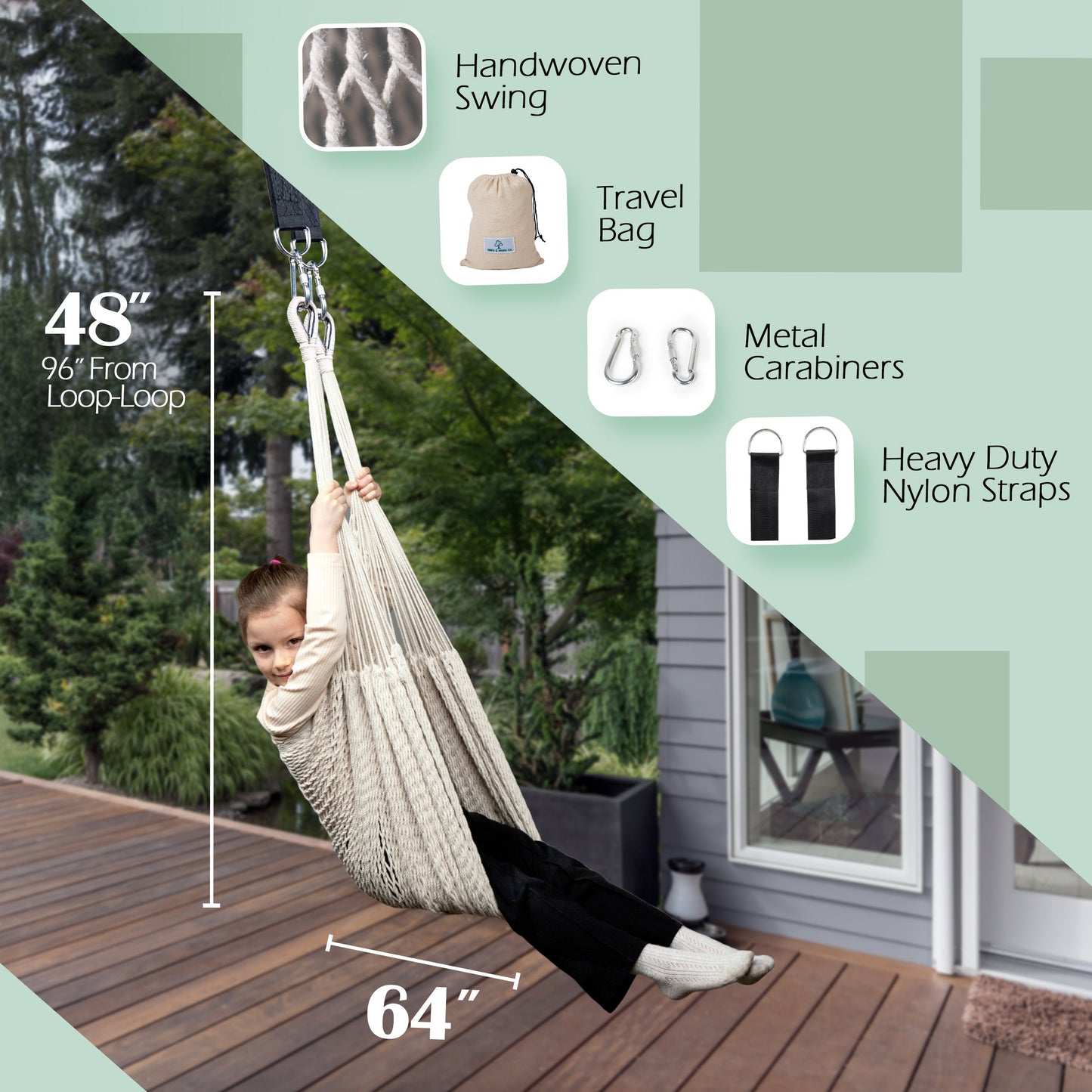 Therapist-Designed Sensory Swing — Cozy Calm for All Ages