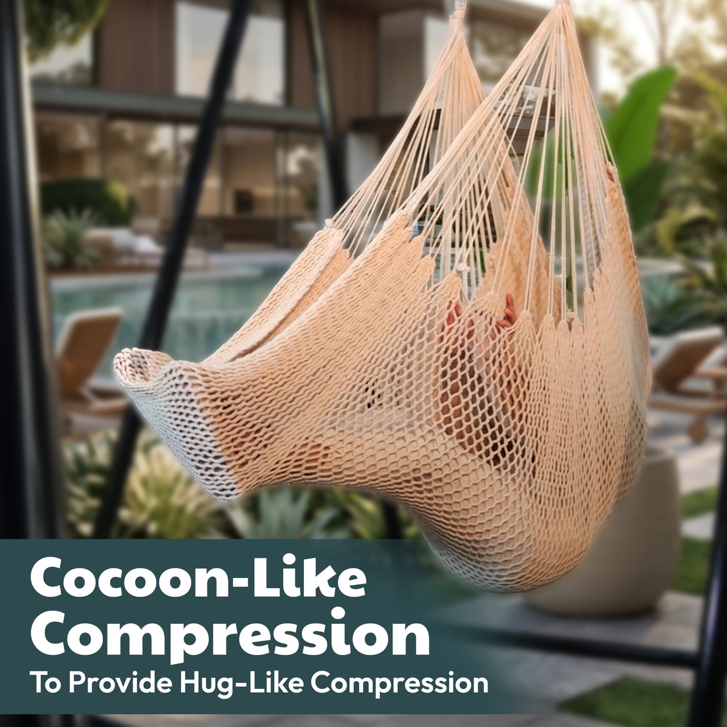 Therapist-Designed Sensory Swing — Cozy Calm for All Ages