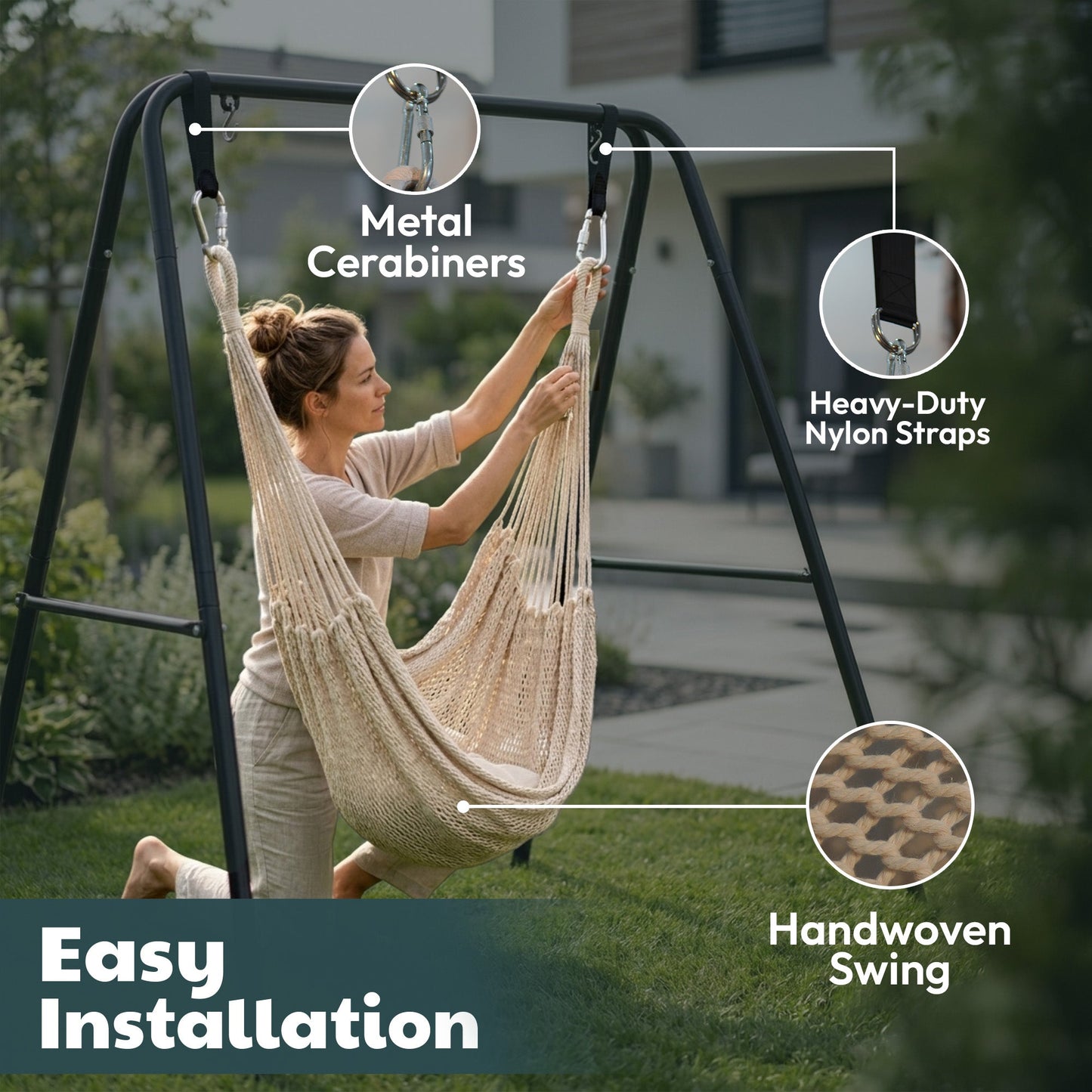 Therapist-Designed Sensory Swing — Cozy Calm for All Ages