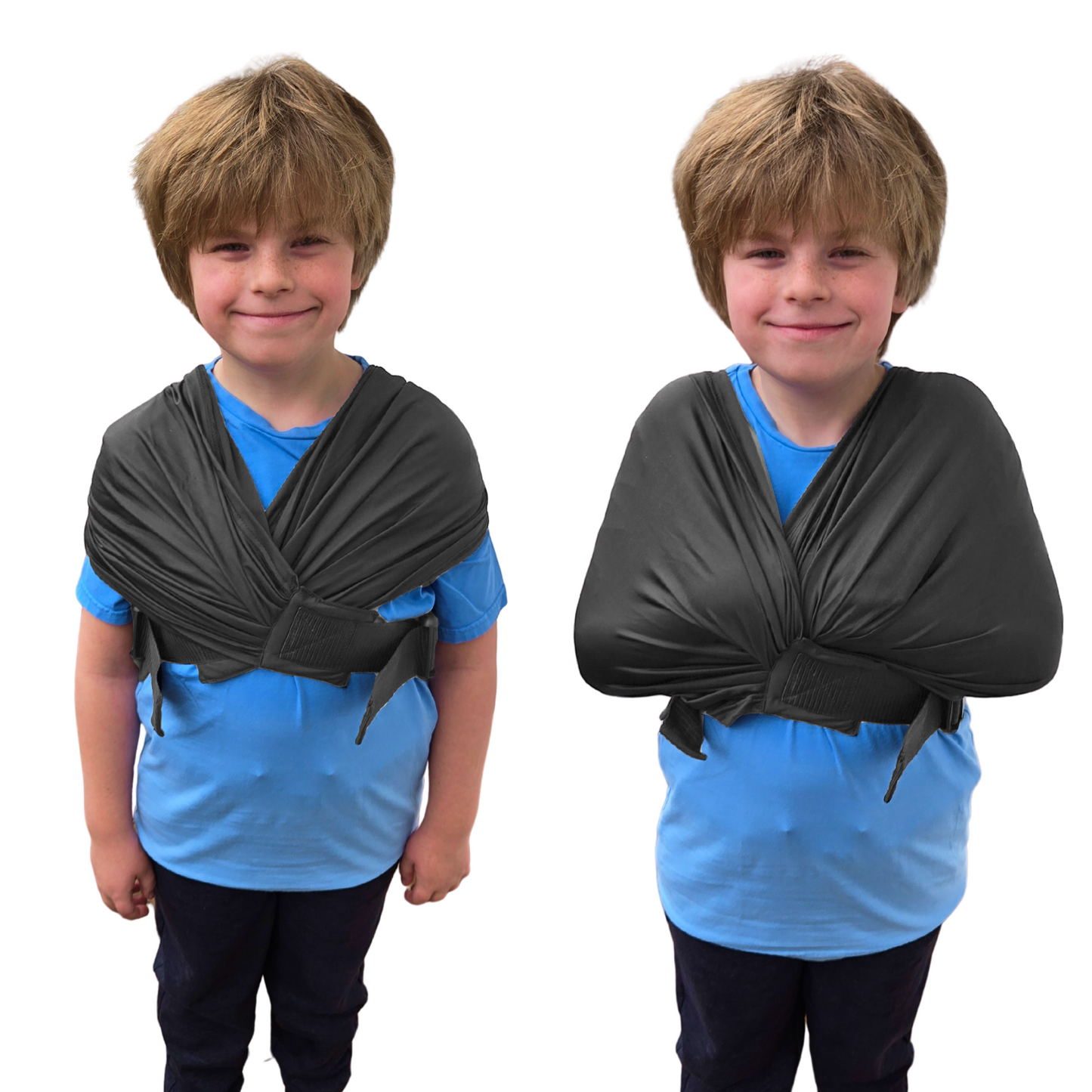 Abby & Noah Compression Vest for Kids with Autism, ADHD, Anxiety, and Sensory Issues - Deep Pressure Sensory Calming Vest - Adjustable Sensory Clothing (Alternative to Weighted Vest) (Black)
