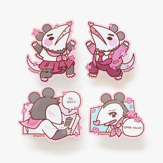'Possum-Chan Vinyl Stickers