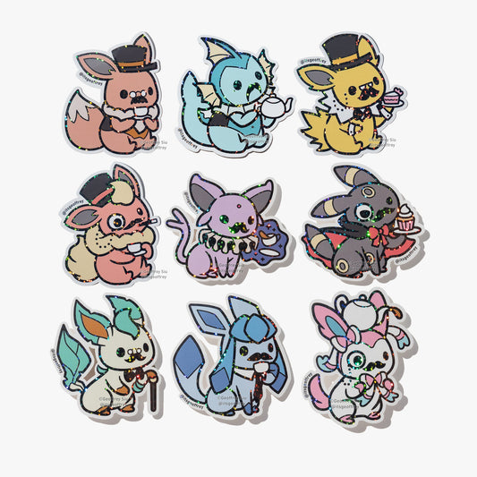 Teaveelution Holographic Glitter Stickers