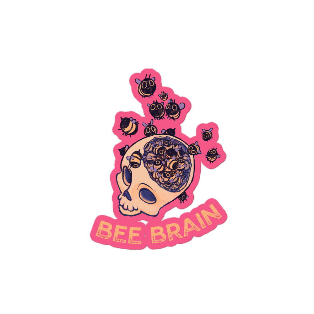 Bee Brain Bubble-free stickers