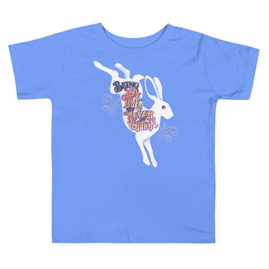 Toddler: "Being 'On Time' Was Never An Option" Short Sleeve Tee