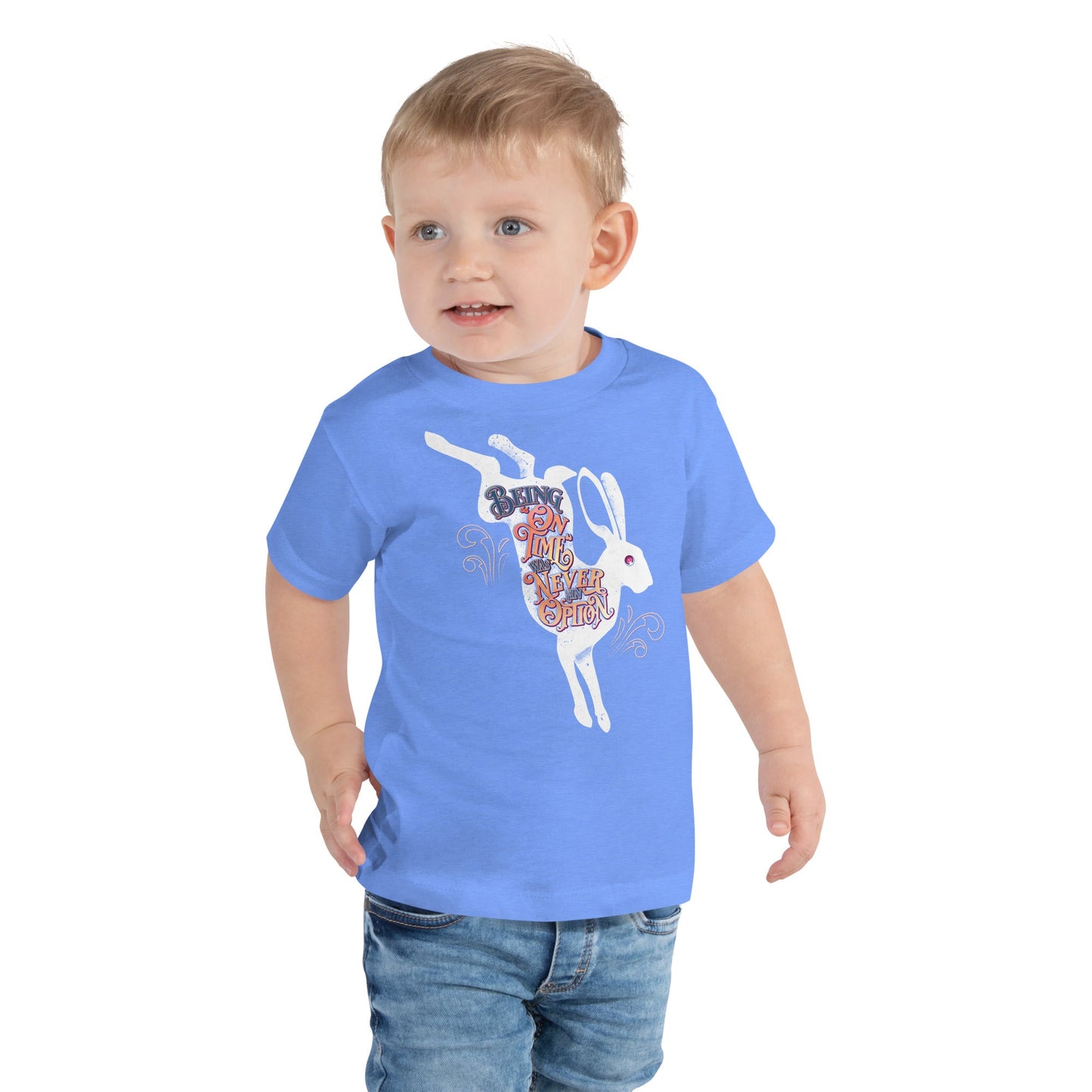 Toddler: "Being 'On Time' Was Never An Option" Short Sleeve Tee