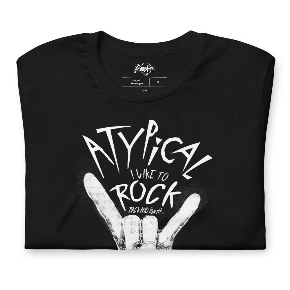 Atypical: I Like to Rock (Back and Forth) Short-Sleeve Unisex Fit Tee