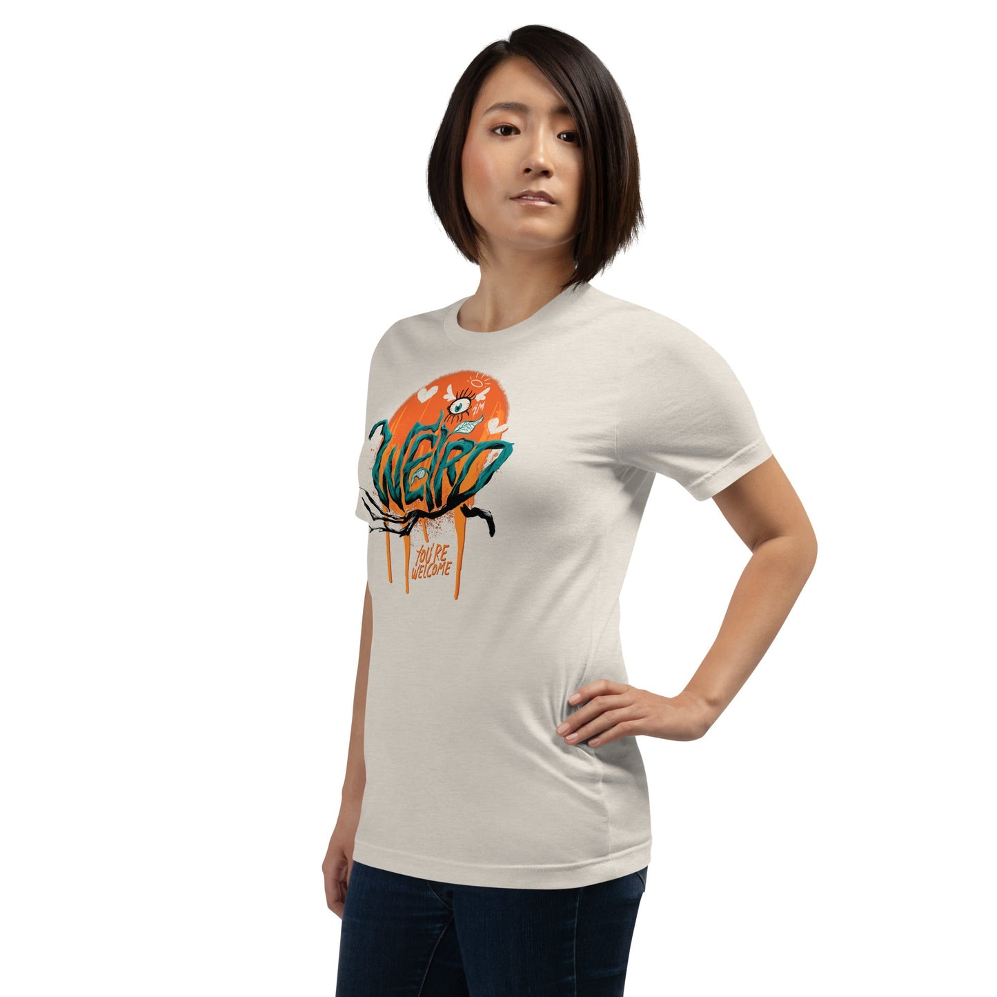 "I'm Weird, You're Welcome" Unisex fit t-shirt