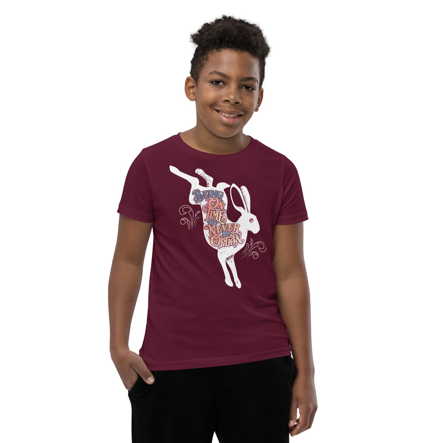Youth: "Being 'On Time' Was Never an Option"  Short Sleeve T-Shirt